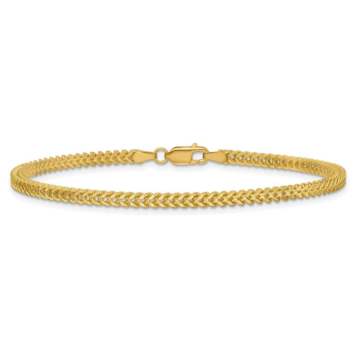 10K Yellow Gold 2.3mm Franco Chain