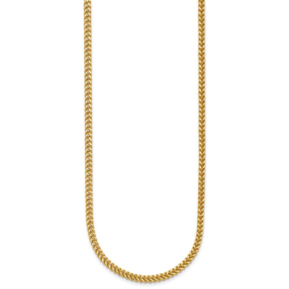 10K Yellow Gold 2.3mm Franco Chain