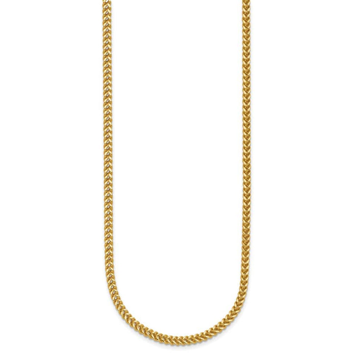 10K Yellow Gold 2.3mm Franco Chain