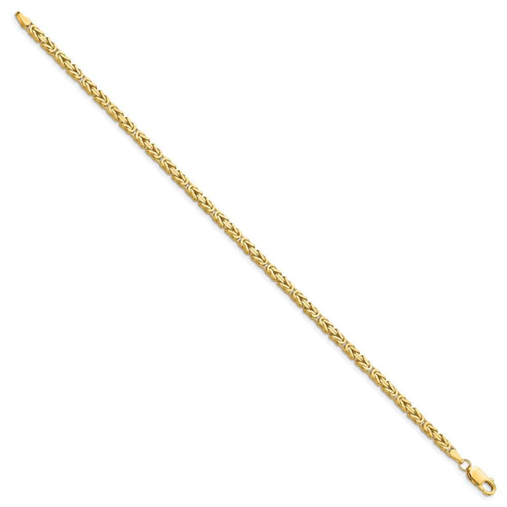 10K Yellow Gold 2.5mm Byzantine Chain