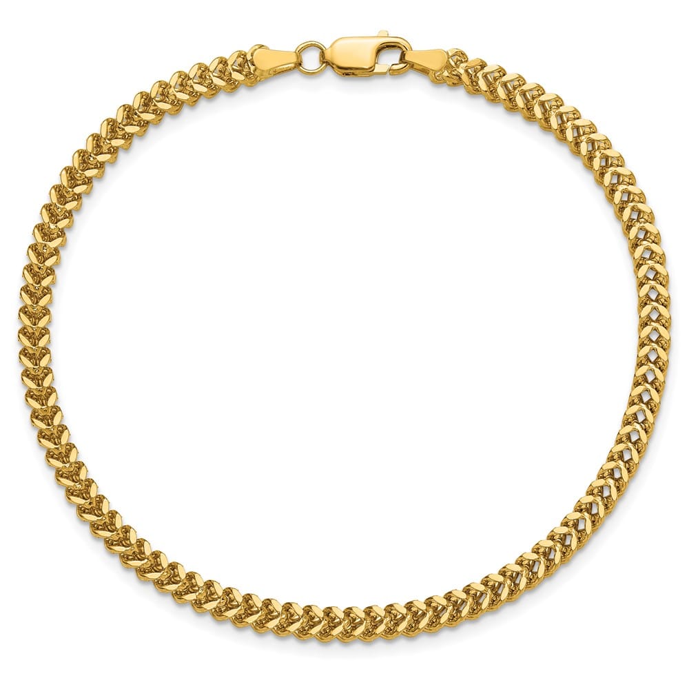 10K Yellow Gold 2.5mm Franco Chain