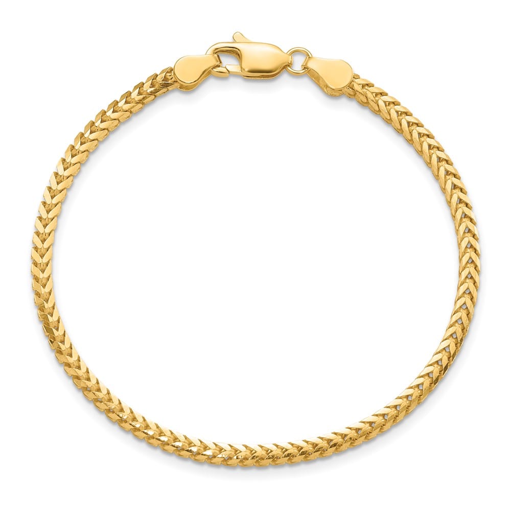 10K Yellow Gold 2.5mm Franco Chain