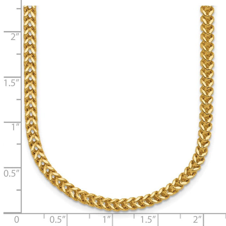 10K Yellow Gold 2.5mm Franco Chain