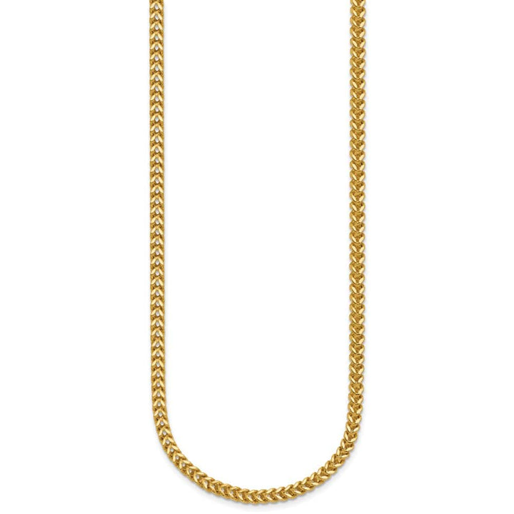 10K Yellow Gold 2.5mm Franco Chain