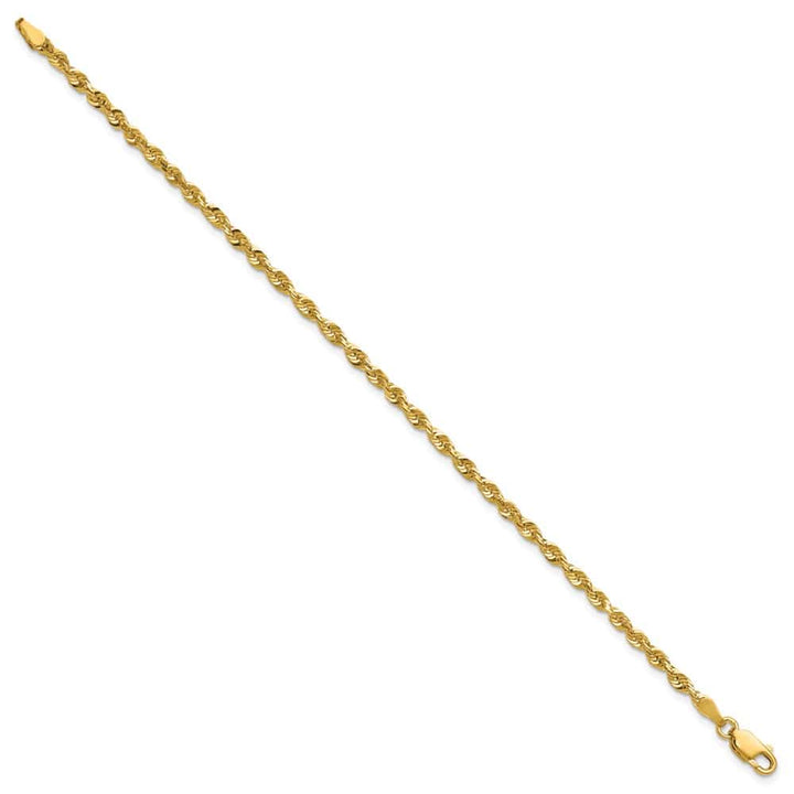 10K Yellow Gold 2.75mm Ultra D.C. Lightweight Rope Chain