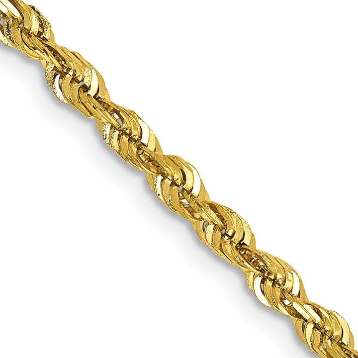 10K Yellow Gold 2.75mm Ultra D.C. Lightweight Rope Chain