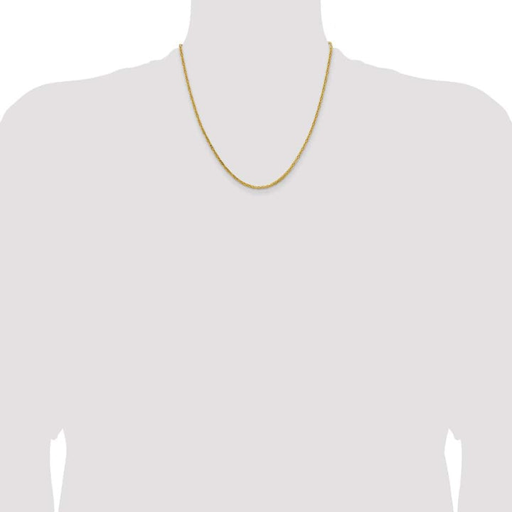 10K Yellow Gold 2mm Byzantine Chain Size 20