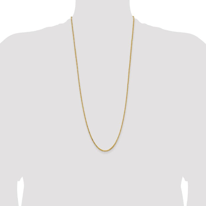 10K Yellow Gold 2mm Byzantine Chain Size 30