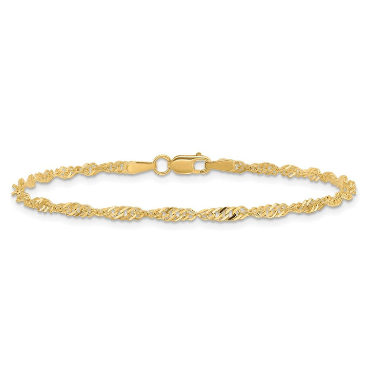 10K Yellow Gold 2mm Singapore Chain