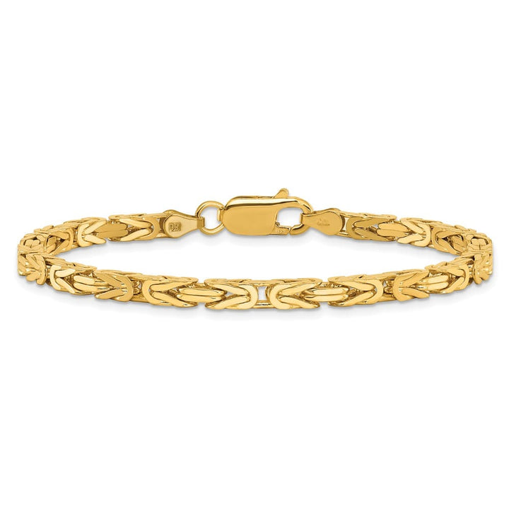 10K Yellow Gold 3.25mm Byzantine Chain