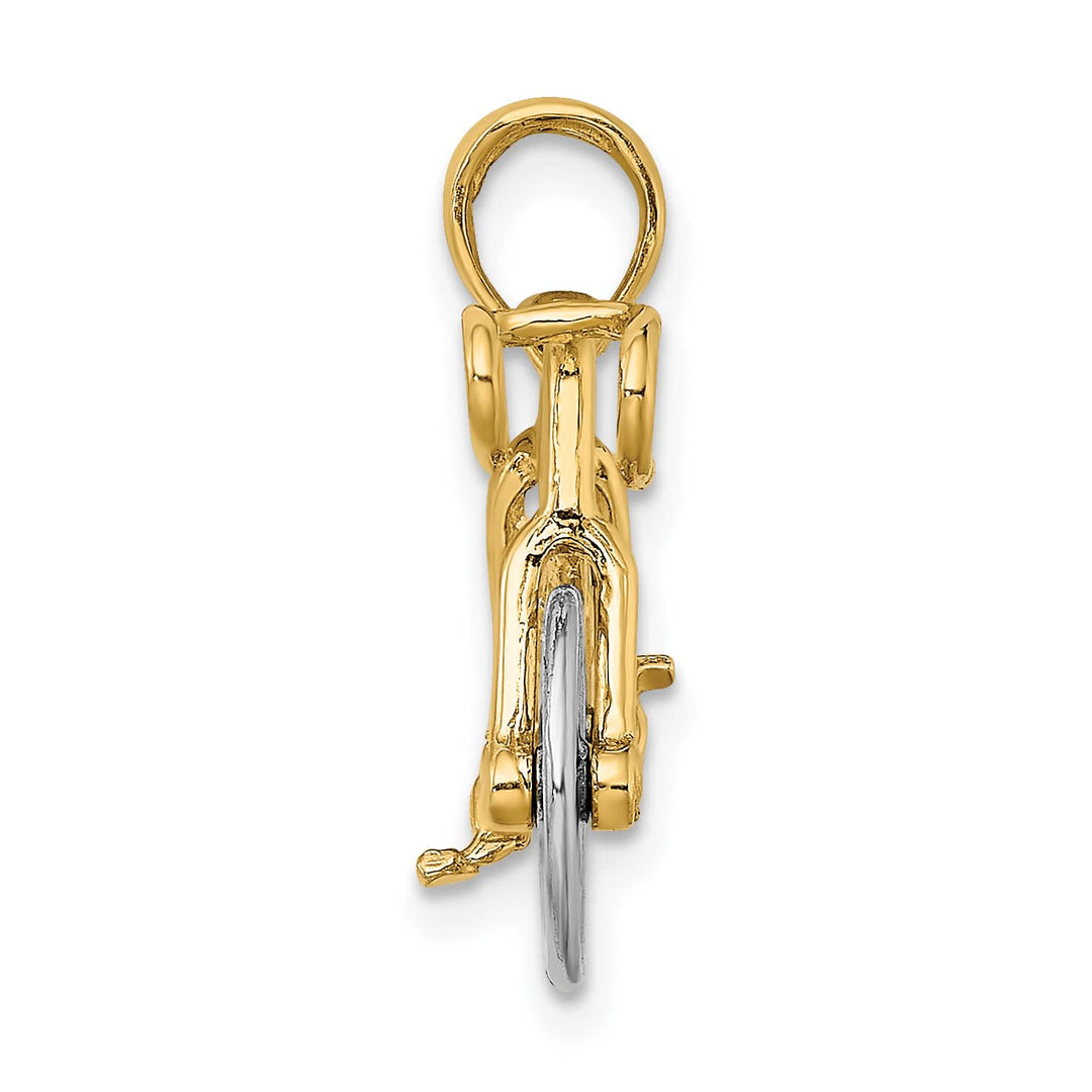 10K Yellow Gold 3-D Ten-Speed Bicycle Charm