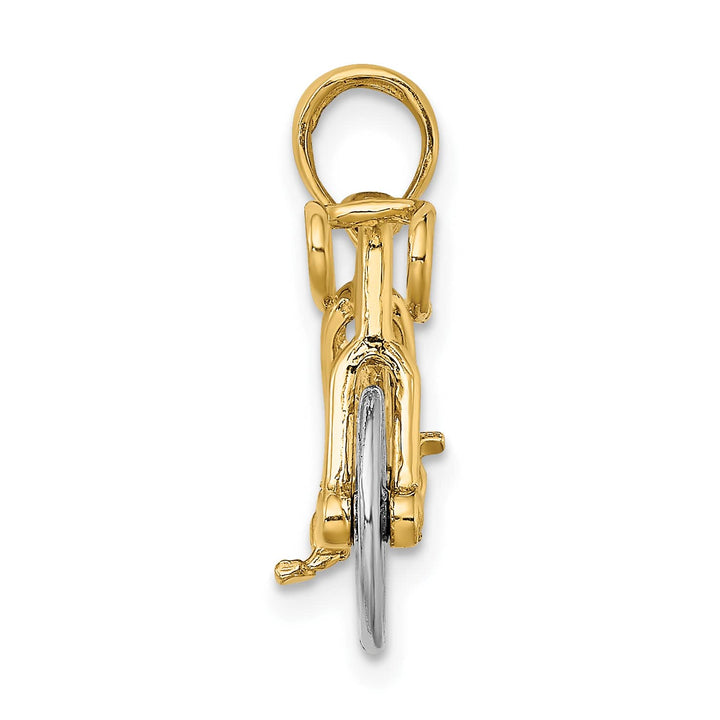 10K Yellow Gold 3-D Ten-Speed Bicycle Charm