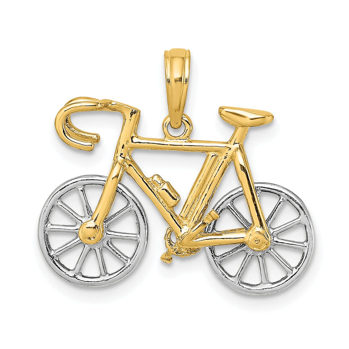 10K Yellow Gold 3-D Ten-Speed Bicycle Charm
