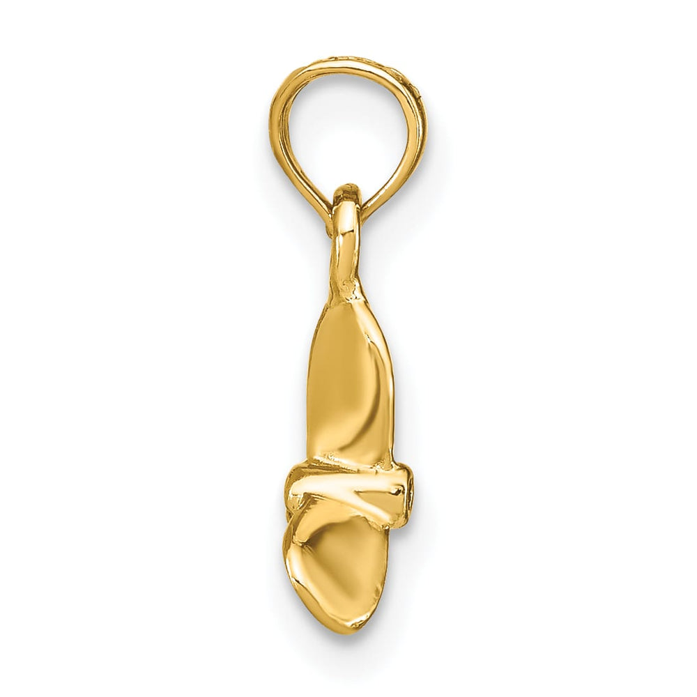 10K Yellow Gold 3-D with 3 Blades Propeller Charm, Small