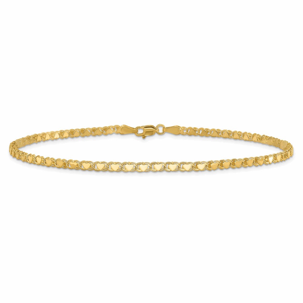 10K Yellow Gold 3 mm Anklet