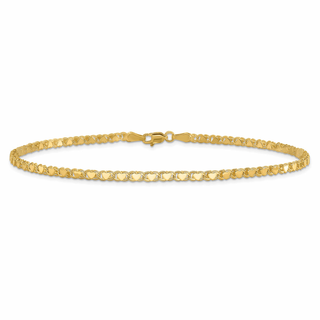 10K Yellow Gold 3 mm Anklet