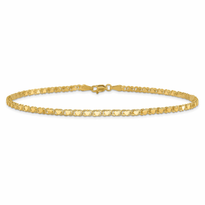 10K Yellow Gold 3 mm Anklet