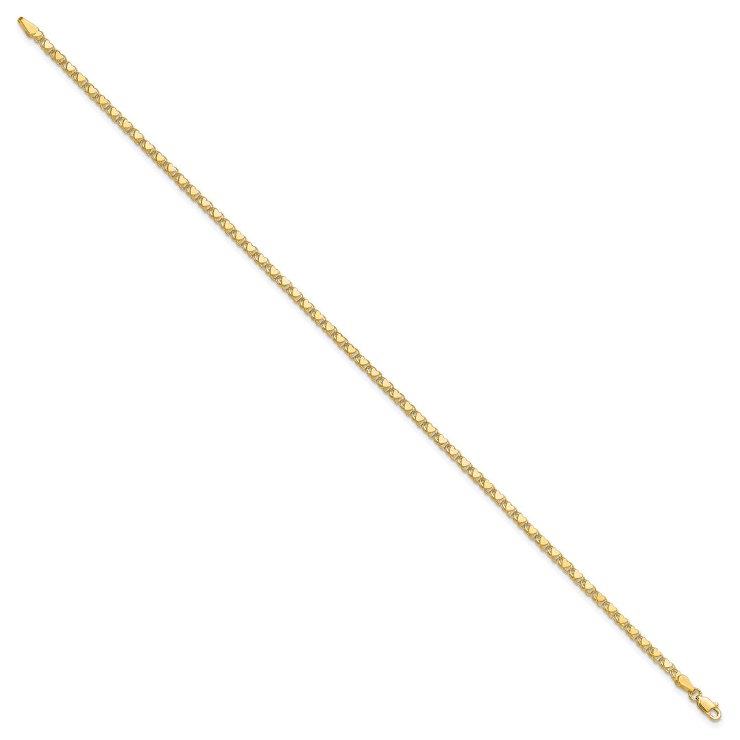 10K Yellow Gold 3 mm Anklet