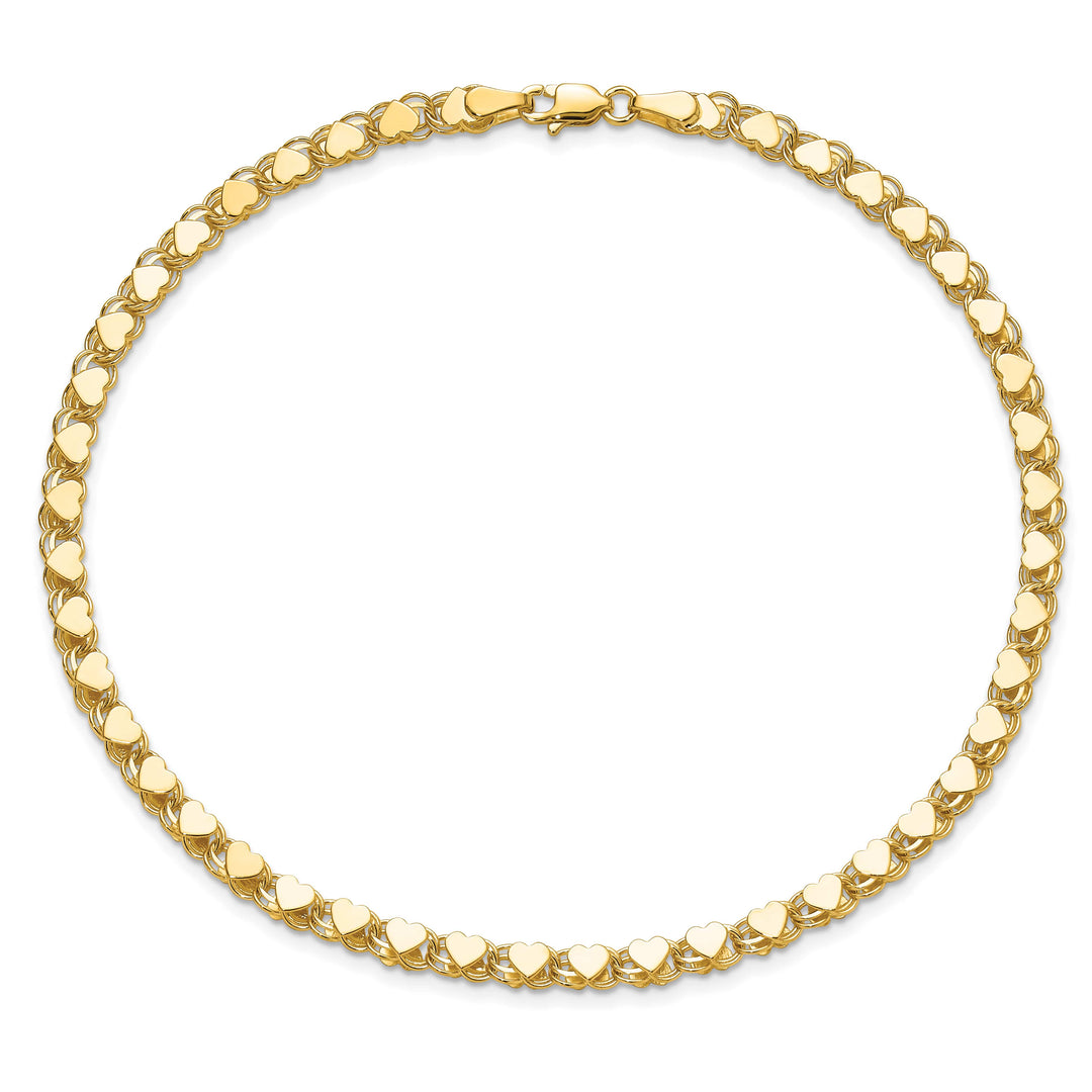 10K Yellow Gold 4 mm Anklet