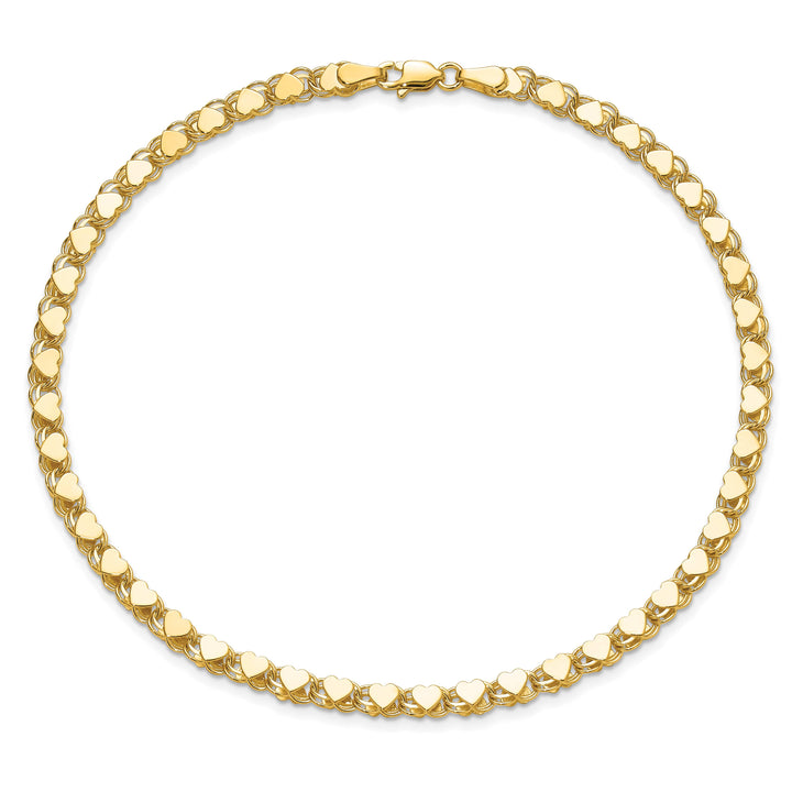 10K Yellow Gold 4 mm Anklet