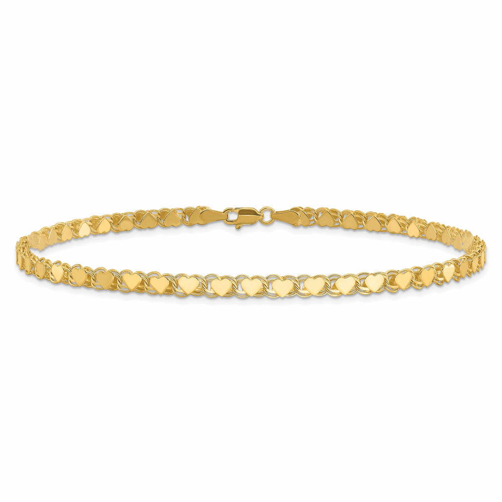 10K Yellow Gold 4 mm Anklet