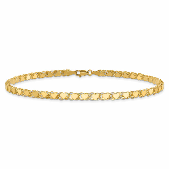 10K Yellow Gold 4 mm Anklet