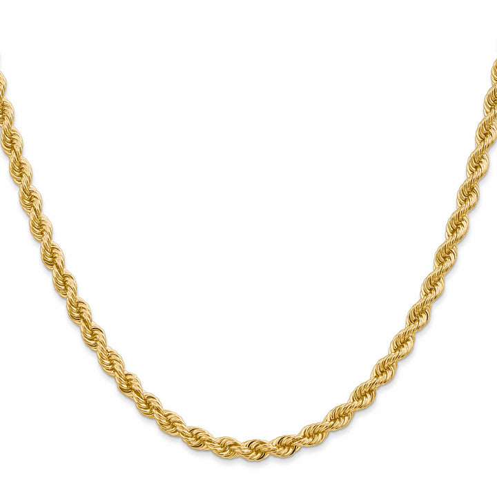 10K Yellow Gold 4mm Regular Rope Chain