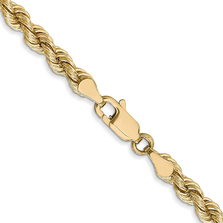 10K Yellow Gold 4mm Regular Rope Chain