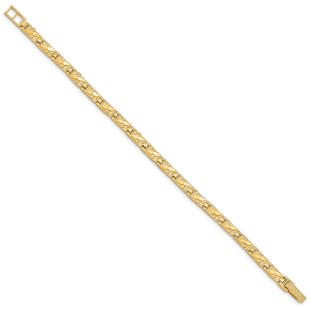 10K Yellow Gold 5.5mm Nugget Bracelet