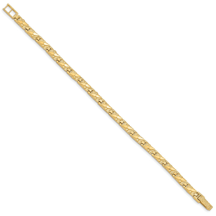 10K Yellow Gold 5.5mm Nugget Bracelet