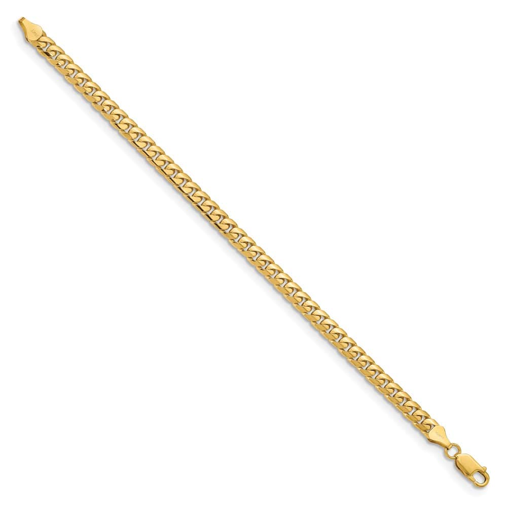 10K Yellow Gold 5.5mm Solid Miami Cuban Chain