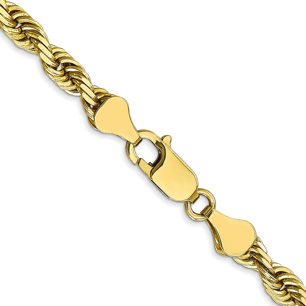 10K Yellow Gold 5mm D.C. Quadruple Rope Chain 26 Inch