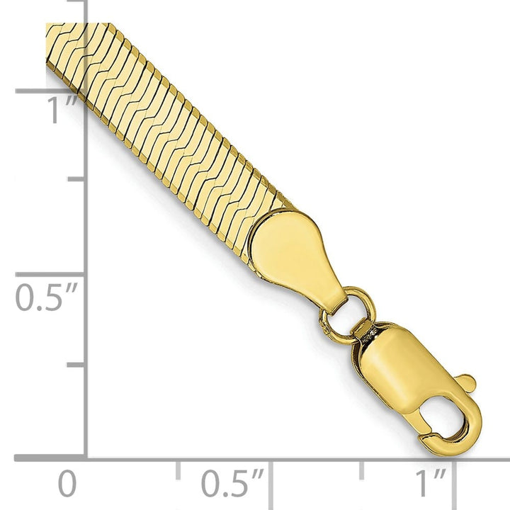 10K Yellow Gold 5mm Silky Herringbone Chain