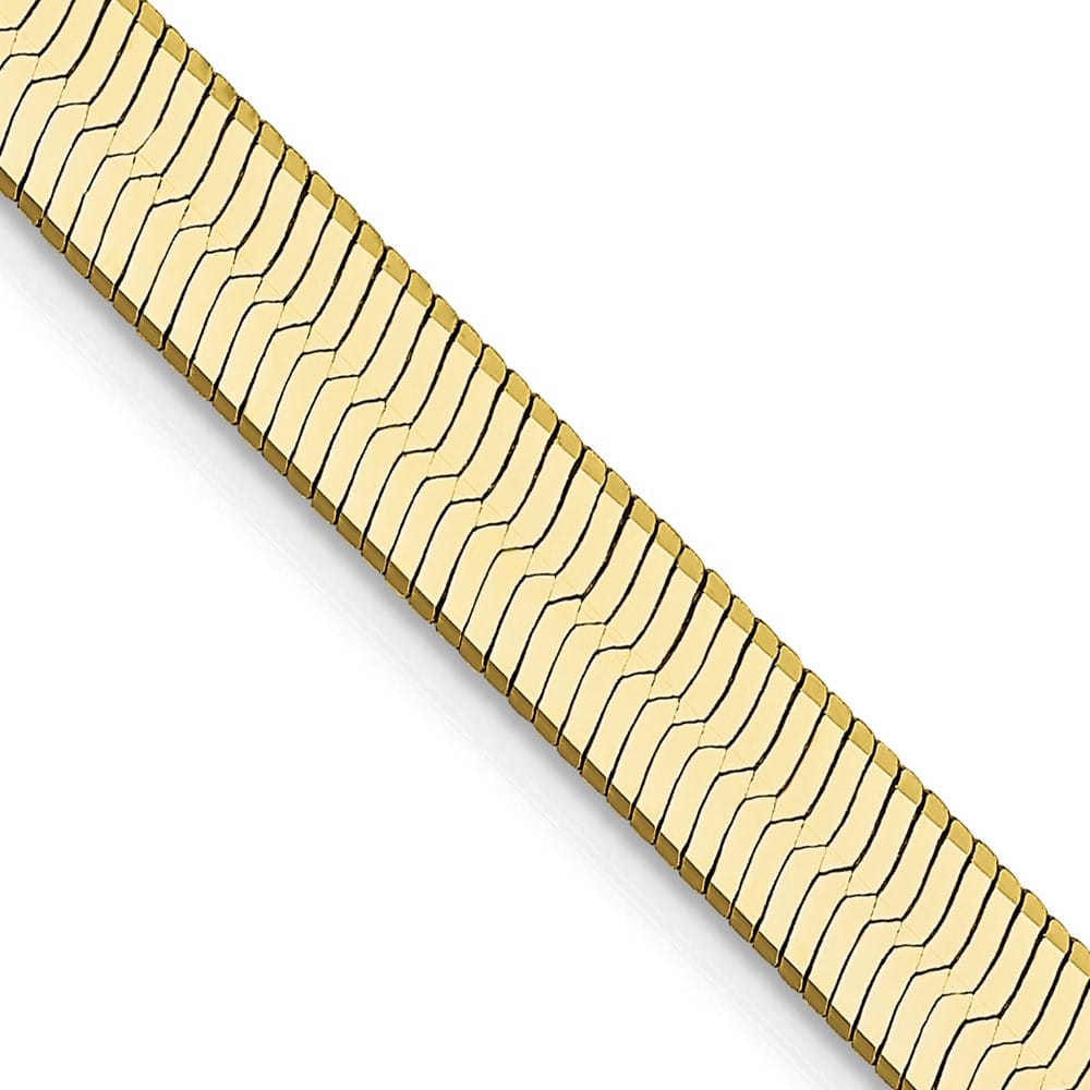 10K Yellow Gold 5mm Silky Herringbone Chain