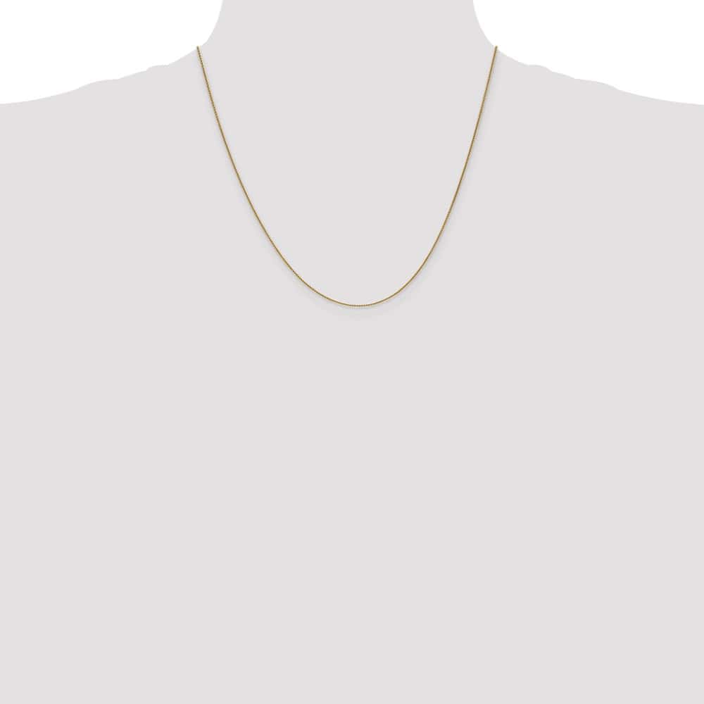 10K Yellow Gold .85mm Spiga Chain Size 20