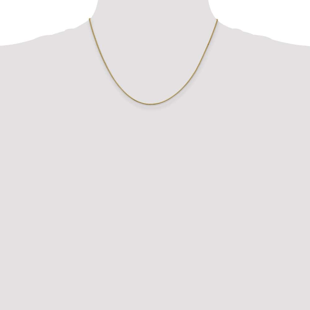 10K Yellow Gold .95mm Box Chain Size 18