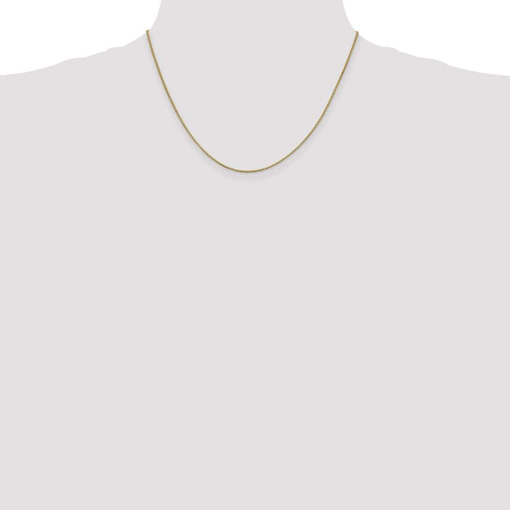 10K Yellow Gold .95mm Box Chain Size 18