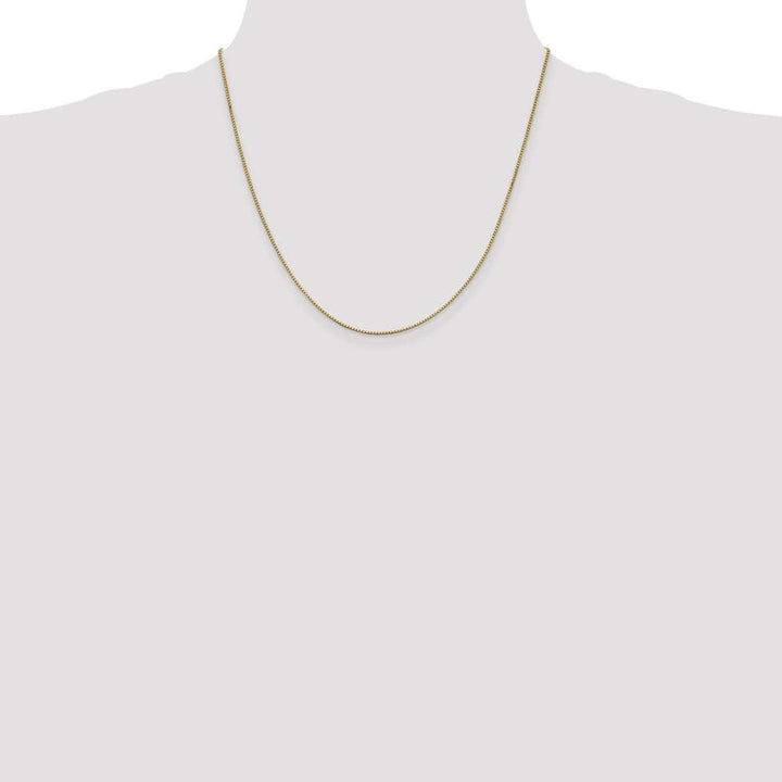 10K Yellow Gold .95mm Box Chain Size 24