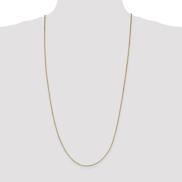 10K Yellow Gold .95mm Box Chain Size 30