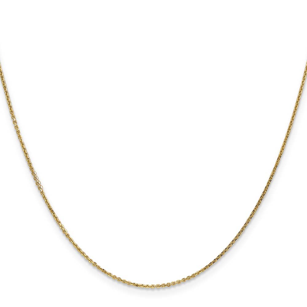 10K Yellow Gold .95mm D.C. Cable Chain