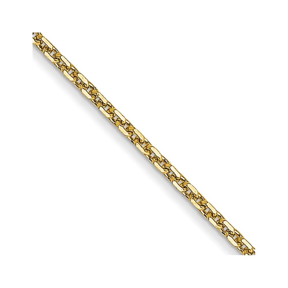 10K Yellow Gold .95mm D.C. Cable Chain