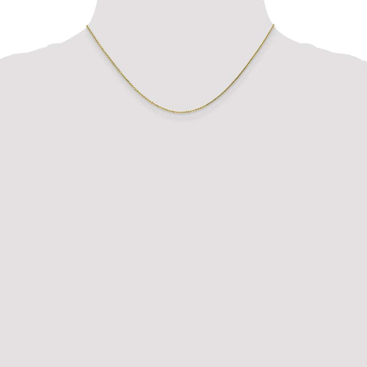 10K Yellow Gold .95mm D.C. Cable Chain Size 16
