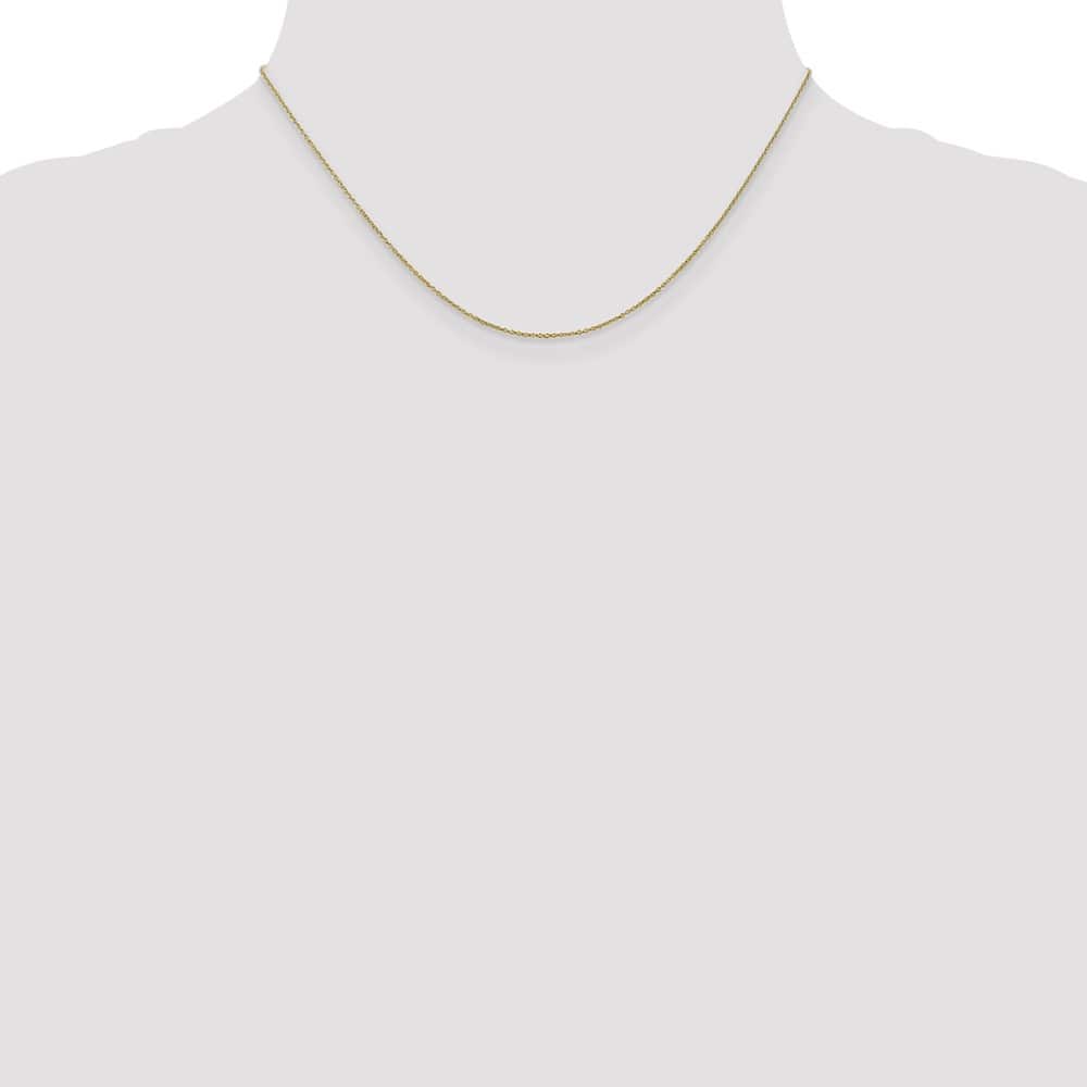 10K Yellow Gold .9mm Cable Chain Size 16