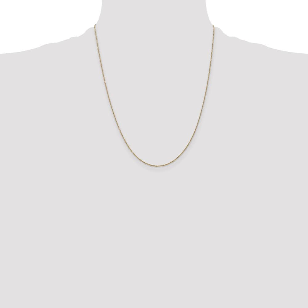 10K Yellow Gold .9mm Cable Chain Size 22