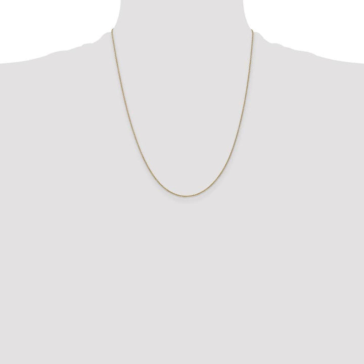 10K Yellow Gold .9mm Cable Chain Size 22