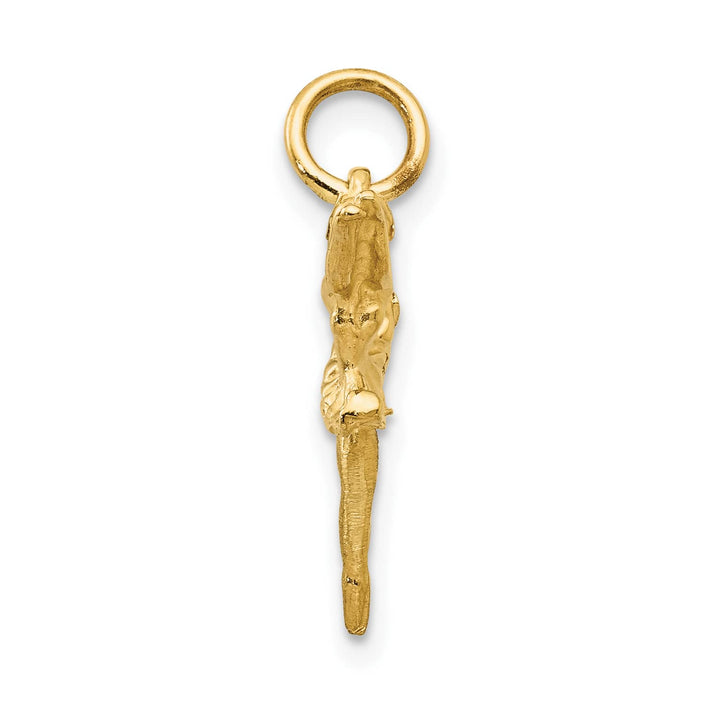 10K Yellow Gold Ballerina Charm, Small