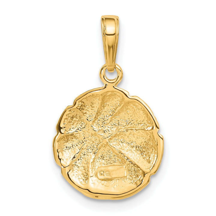 10K Yellow Gold Basketball Pendant, 23mm