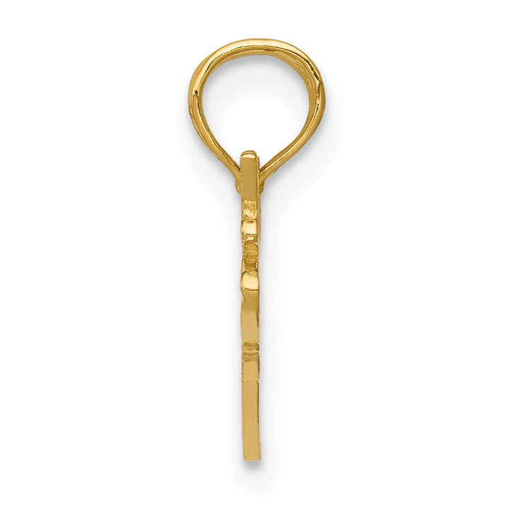 10K Yellow Gold Cessna Airplane Pendant