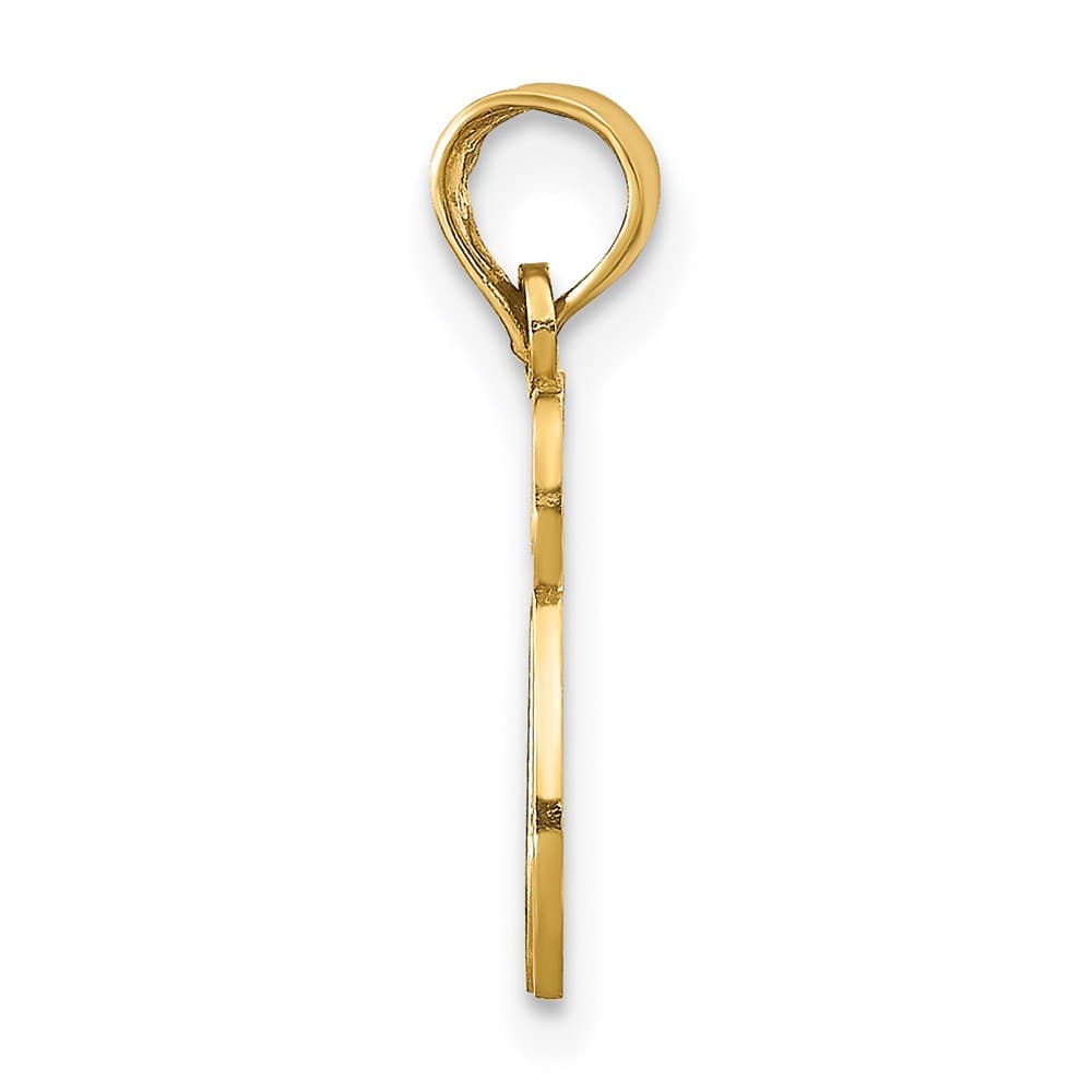 10K Yellow Gold Chai Cut-Out Pendant