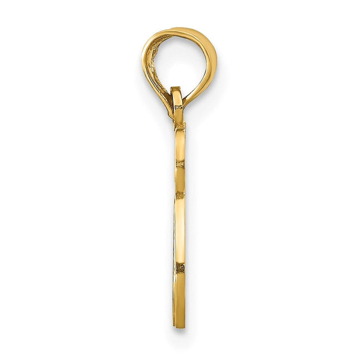 10K Yellow Gold Chai Cut-Out Pendant
